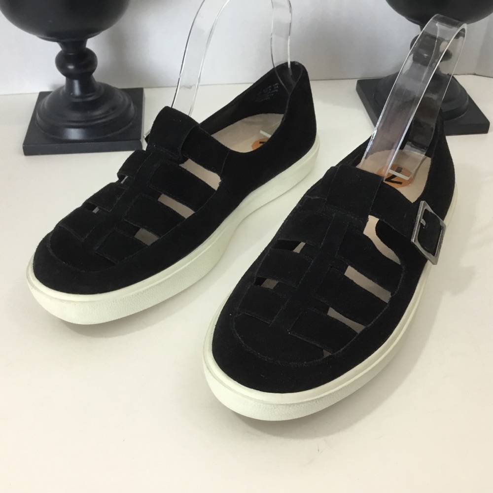 NAYA Black Suede Juniper Slip Ons, 7M